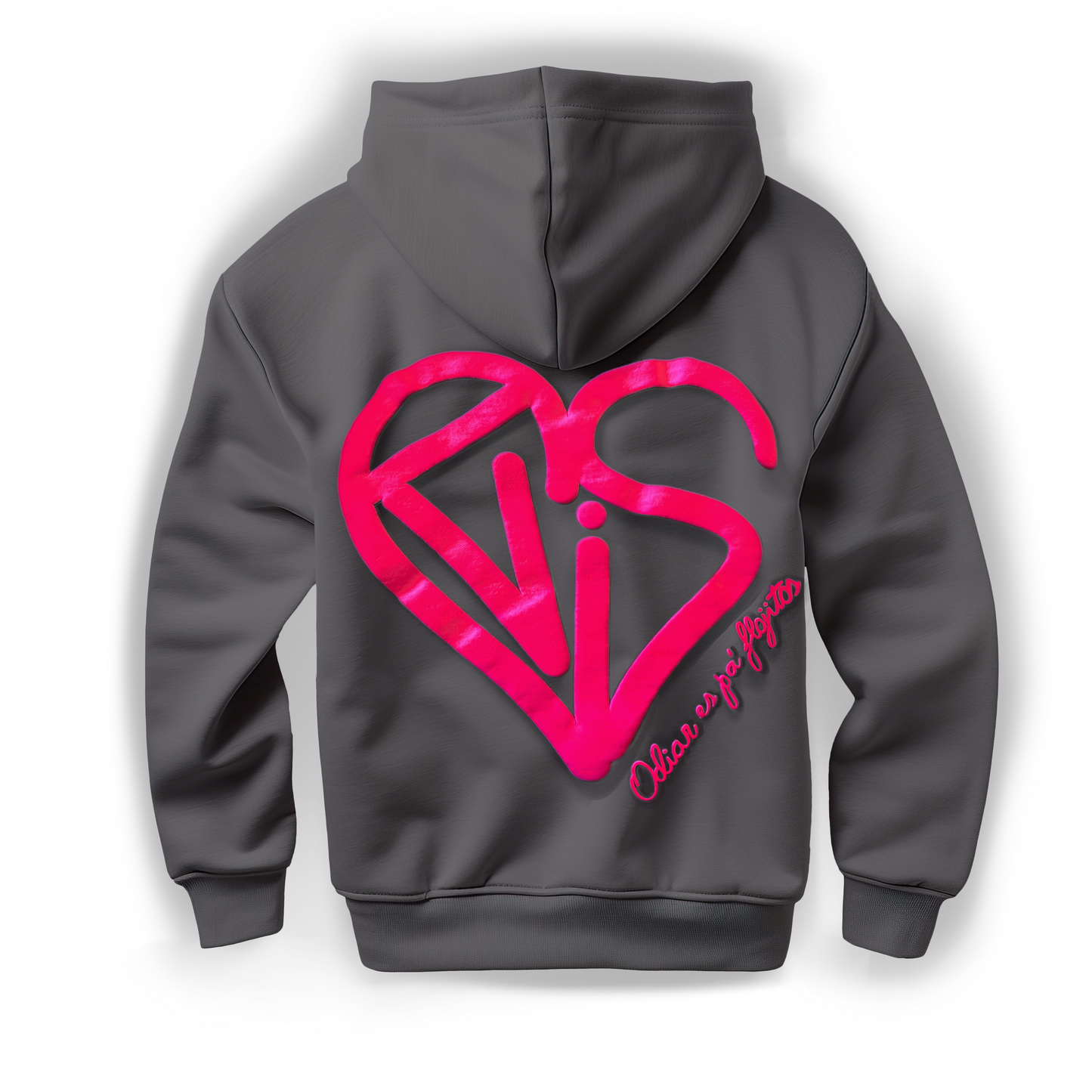 BRAVE LOVE HOODIE GREY