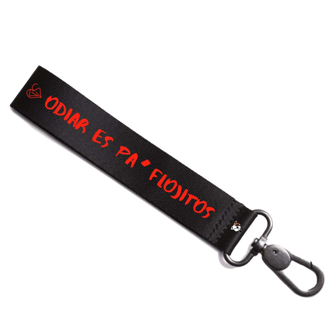 BRAVE LOVE LANYARD BLACK